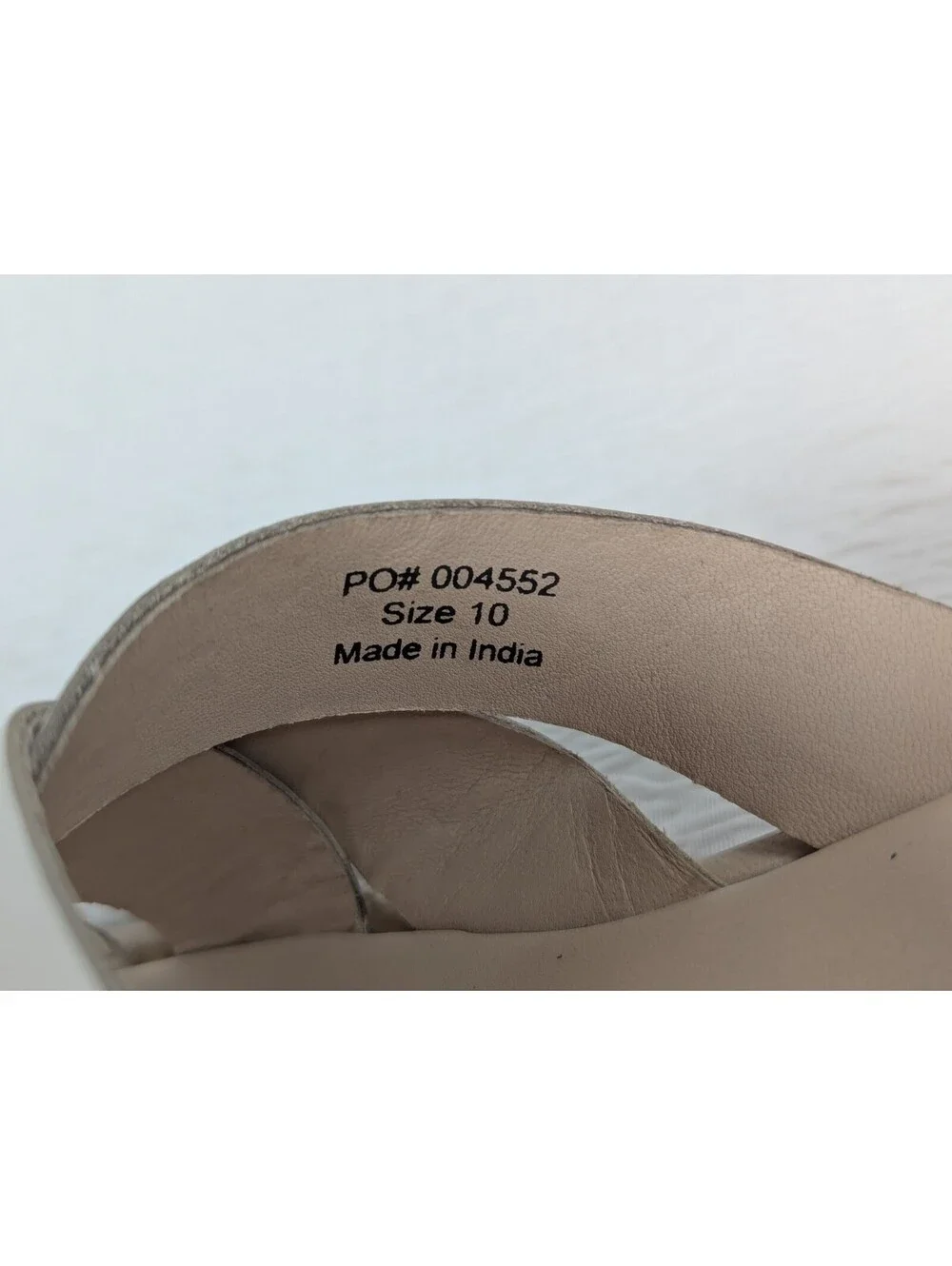 Journee Collection - Signature - Parkker - Bone - Slip On Sandal - Size 10